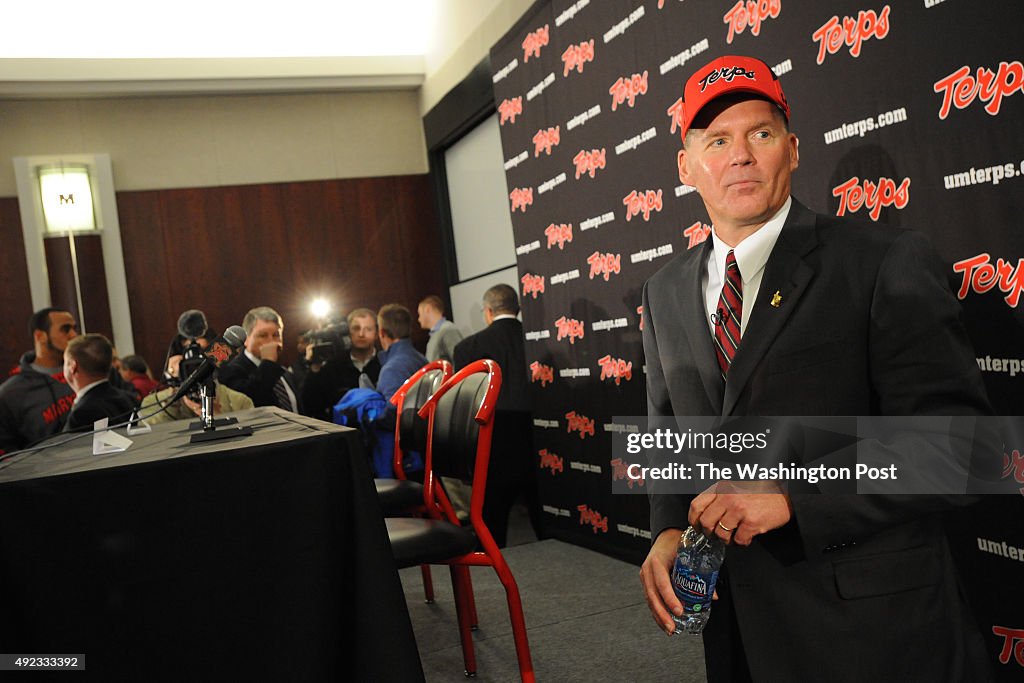 University of Maryland football coach Randy Edsall