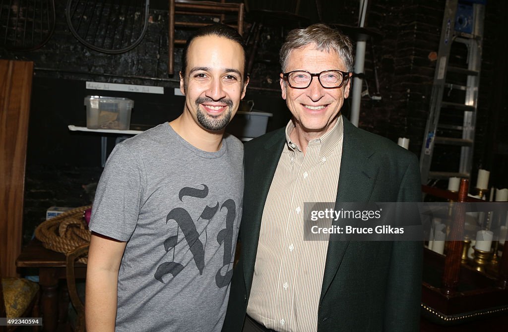 Celebrities Visit Broadway - October 11, 2015