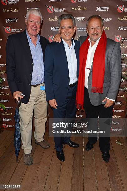 Victor Hadida attends the Metropolitan Filmexport 35th Anniversary Party at Magnum Beach on May 19, 2014 in Cannes, France.