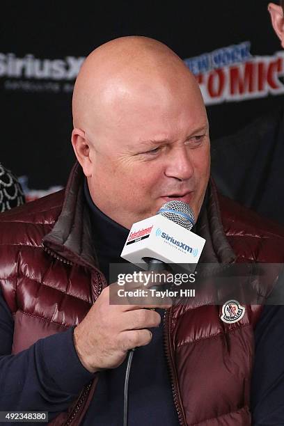 Michael Chiklis visits the SiriusXM Studios during New York Comic-Con at The Jacob K. Javits Convention Center on October 11, 2015 in New York City.