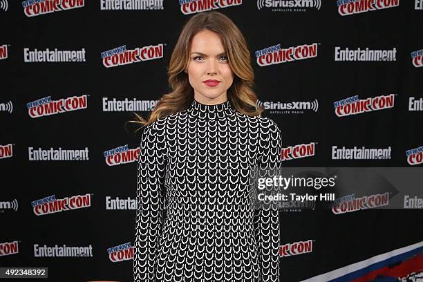 Erin Richards visits the SiriusXM Studios during New York Comic-Con at The Jacob K. Javits Convention Center on October 11, 2015 in New York City.