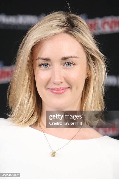 Ashley Johnson visits the SiriusXM Studios during New York Comic-Con at The Jacob K. Javits Convention Center on October 11, 2015 in New York City.