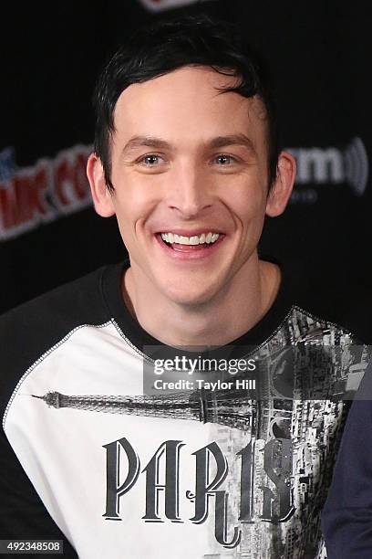 Robin Lord Taylor visits the SiriusXM Studios during New York Comic-Con at The Jacob K. Javits Convention Center on October 11, 2015 in New York City.