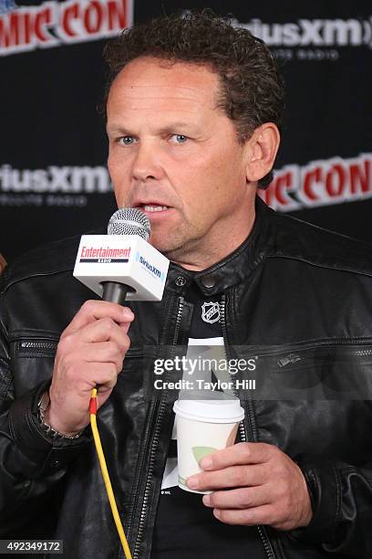 Kevin Chapman visits the SiriusXM Studios during New York Comic-Con at The Jacob K. Javits Convention Center on October 11, 2015 in New York City.