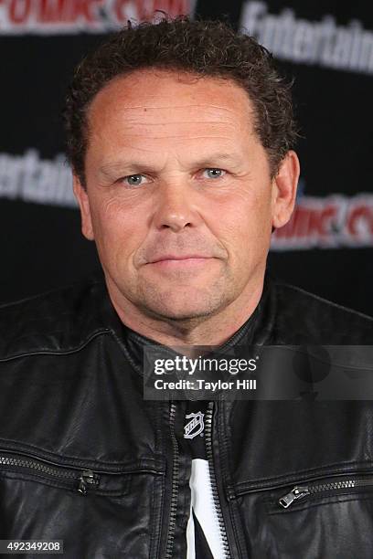 Kevin Chapman visits the SiriusXM Studios during New York Comic-Con at The Jacob K. Javits Convention Center on October 11, 2015 in New York City.