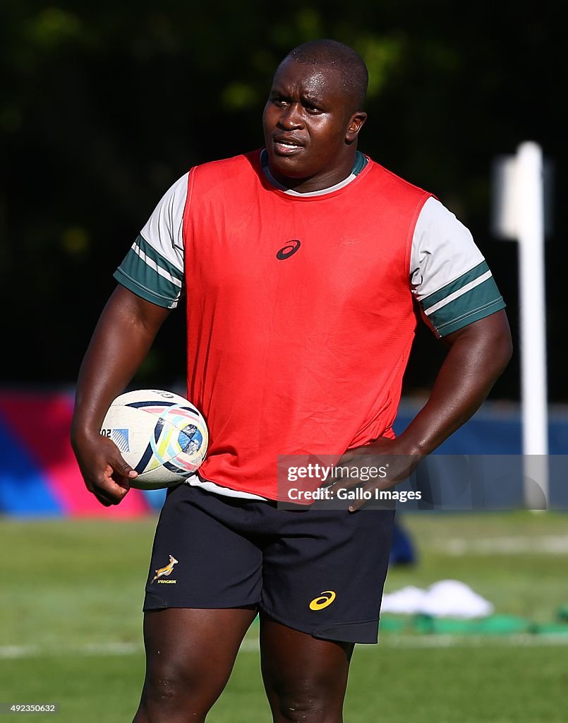 RWC 2015: Springboks Training Session