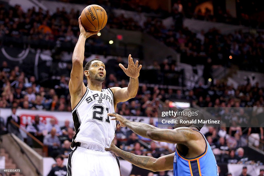 Oklahoma City Thunder v San Antonio Spurs - Game One