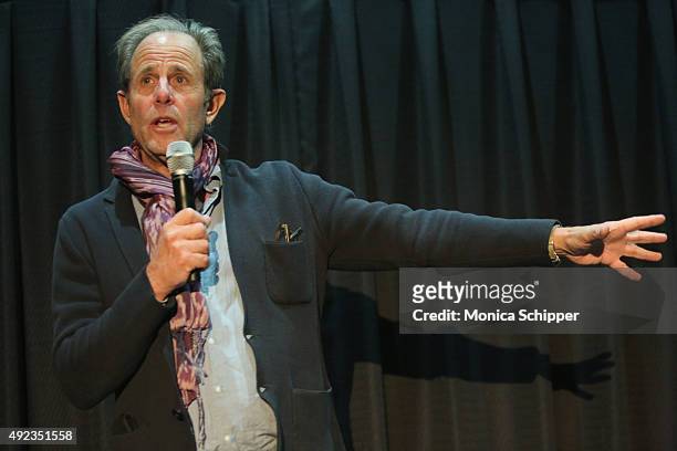 Director Marc Abraham speaks at 'I Saw The Light' Q & A on Day 4 of the 23rd Annual Hamptons International Film Festival on October 11, 2015 in East...