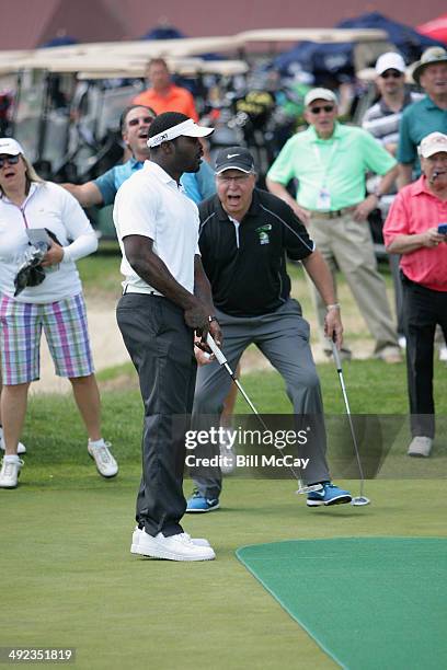 Michael Vick NFL Quarterback attends the 30 year Anniversary of the Ron Jaworski Celebrity Golf Challenge at Atlantic City Country Club May 19, 2014...