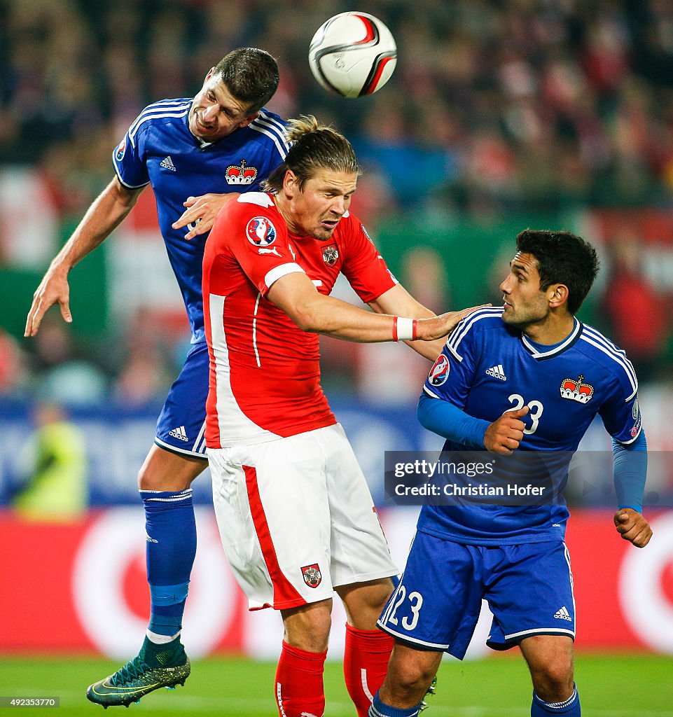 Austria v Liechtenstein - UEFA EURO 2016 Qualifier