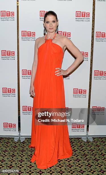 Debra Messing attends the 2014 Manhattan Theatre Club Spring Gala at Cipriani 42nd Street on May 19, 2014 in New York City.