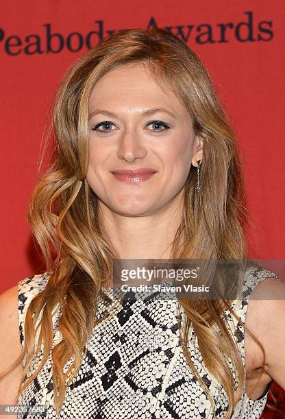 Marin Ireland attends 73rd Annual George Foster Peabody awards at The Waldorf=Astoria on May 19, 2014 in New York City.