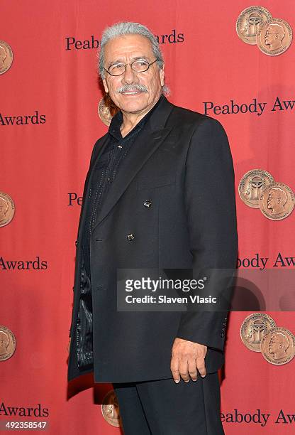 Edward James Olmos attends 73rd Annual George Foster Peabody awards at The Waldorf=Astoria on May 19, 2014 in New York City.