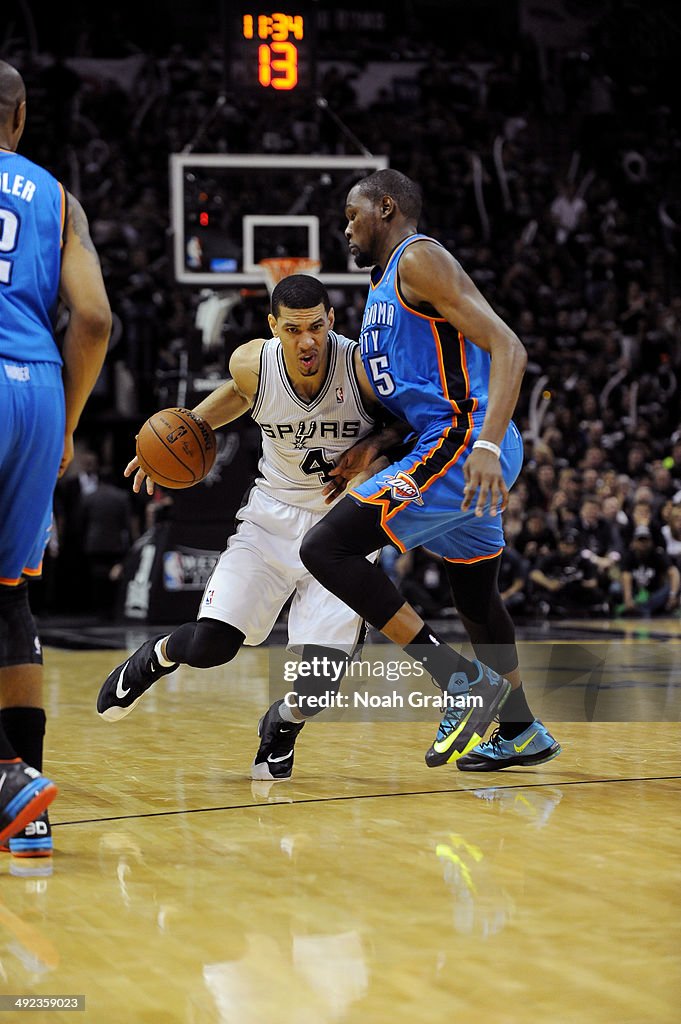 Oklahoma City Thunder v San Antonio Spurs - Game One