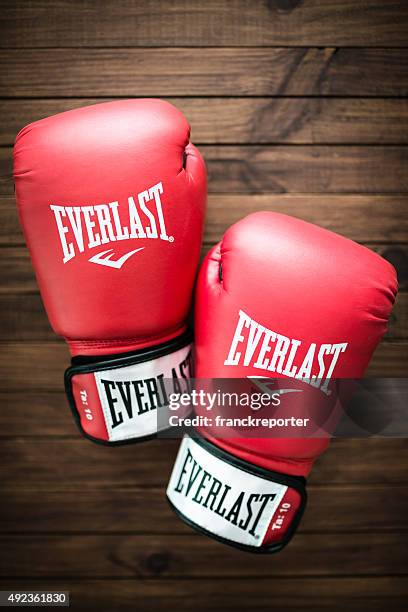 everlast boxing gloves apparel - untied shoelace stock pictures, royalty-free photos & images