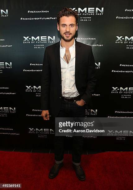 Adan Canton attends X-MEN: Days of Future Past Red Carpet Hosted by Adan Canto at Regal South Beach on May 19, 2014 in Miami, Florida.