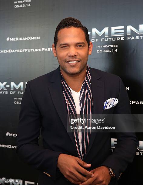 Carlos Mejia attends X-MEN: Days of Future Past Red Carpet Hosted by Adan Canto at Regal South Beach on May 19, 2014 in Miami, Florida.