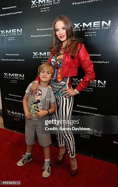 Carolina Tejeda attends X-MEN: Days of Future Past Red Carpet Hosted by Adan Canto at Regal South Beach on May 19, 2014 in Miami, Florida.