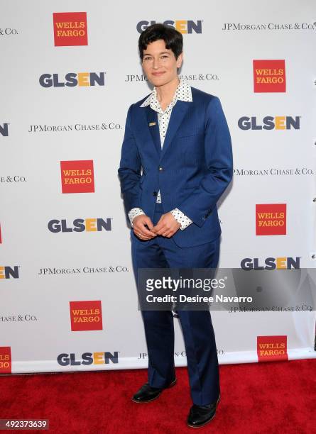 Executive Director Dr. Eliza Byard attends 11th Annual GLSEN Respect awards at Gotham Hall on May 19, 2014 in New York City.