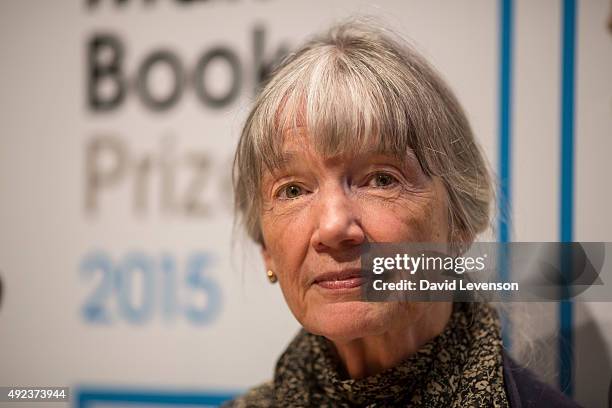 Anne Tyler, author of A Spool of Blue Thread, at a Photocall for the Man Booker Prize 2015 Shortlisted Authors, at the Royal Festival Hall on October...