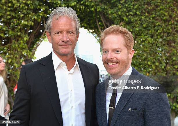 Writer/producer Christopher Lloyd and actor Jesse Tyler Ferguson attend a "Modern Family" Wedding episode screening at Zanuck Theater at 20th Century...