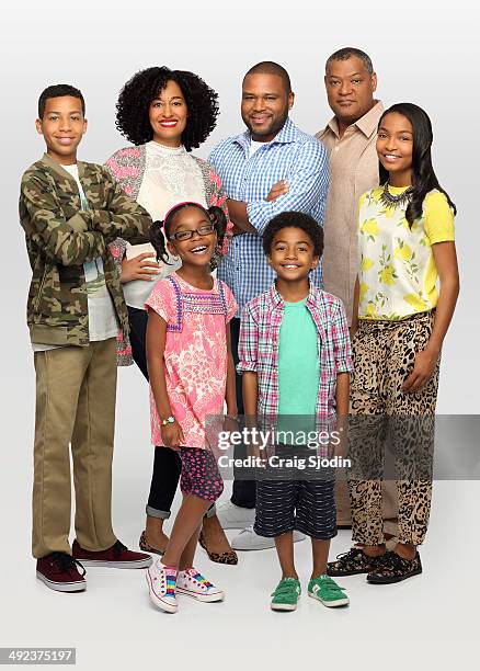 Black-ish" stars Marcus Scribner as Andre Jr., Tracee Ellis Ross as Rainbow, Marsai Martin as Diane, Anthony Anderson as Dre, Miles Brown as Jack,...