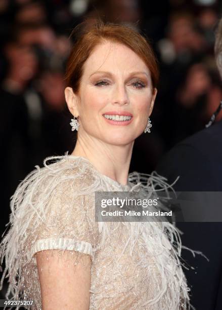 Julianne Moore attends the "Maps To The Stars" Premiere at the 67th Annual Cannes Film Festival on May 19, 2014 in Cannes, France.