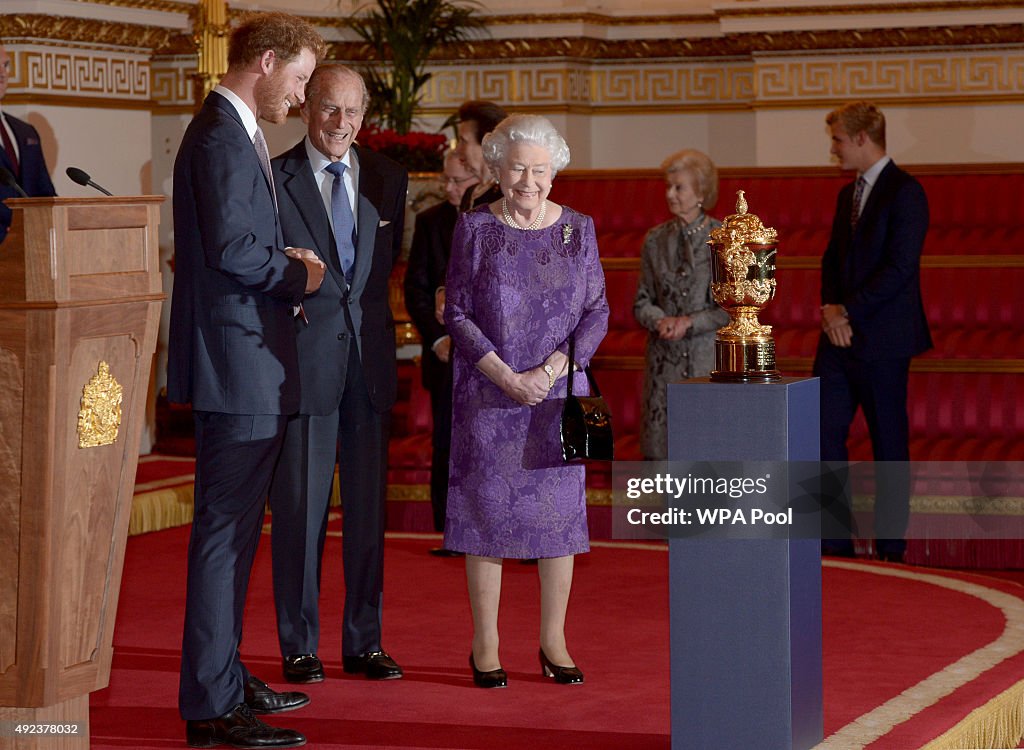 The Queen Hosts Reception To Mark The Rugby World Cup 2015
