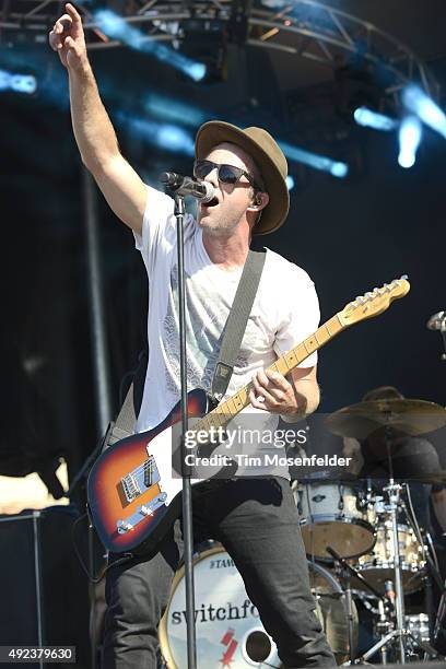 Jon Foreman of Switchfoot performs during the KAABOO Festival 2015 at Del Mar Fairgrounds on September 20, 2015 in Del Mar, California.