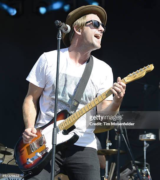 Jon Foreman of Switchfoot performs during the KAABOO Festival 2015 at Del Mar Fairgrounds on September 20, 2015 in Del Mar, California.