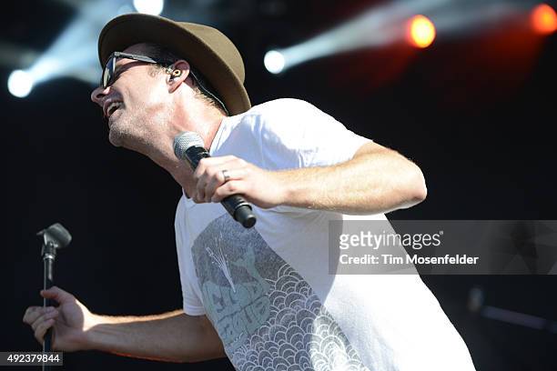 Jon Foreman of Switchfoot performs during the KAABOO Festival 2015 at Del Mar Fairgrounds on September 20, 2015 in Del Mar, California.
