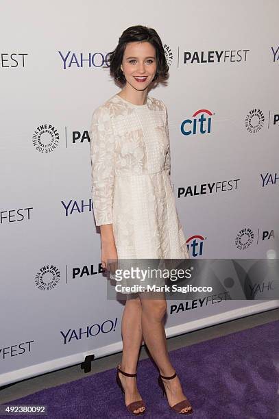 Actress Julia Goldani Telles attends the PaleyFest New York 2015 screening of "The Affair" at The Paley Center for Media on October 12, 2015 in New...