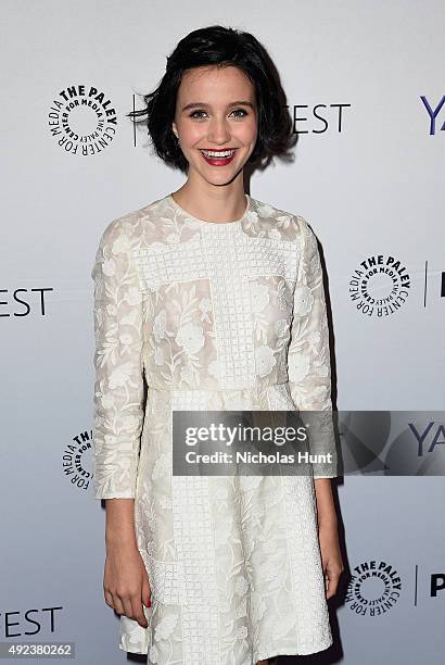 The Affair's Julia Goldani Telles arrives for the third annual PaleyFest NY at The Paley Center for Media on October 12, 2015 in New York City.