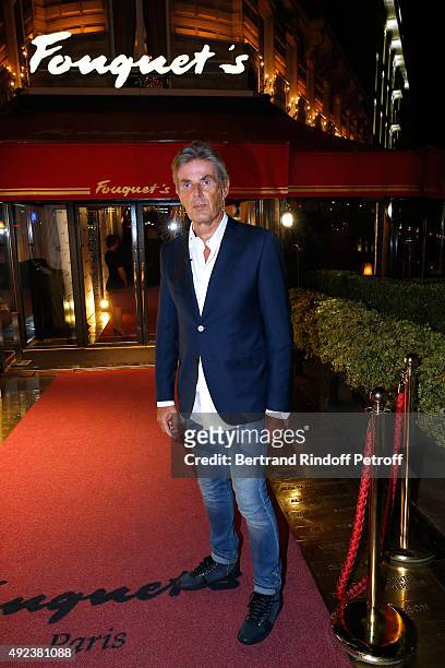 Of Hotel Barriere Dominique Desseigne attends the Fouquet's Paris Restaurant presents its Menu 'Twisted' by the Chef Pierre Gagnaire. Held at Le...