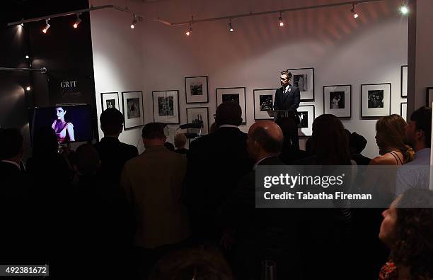 Actor and Ambassador to The Elizabeth Taylor AIDS Foundation Colin Farrell talks at a press event to announce a new push to fast-track the end of the...