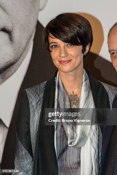 Asia Argento attends the Opening Ceremony of the 7th Film Festival Lumiere on October 12, 2015 in Lyon, France.