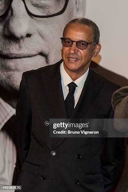 Abderahman Sissako attends the Opening Ceremony of the 7th Film Festival Lumiere on October 12, 2015 in Lyon, France.