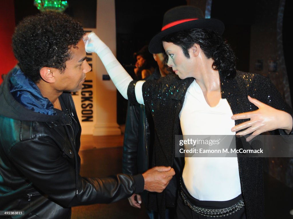 3T Visit Michael Jackson's Waxwork At Madame Tussauds