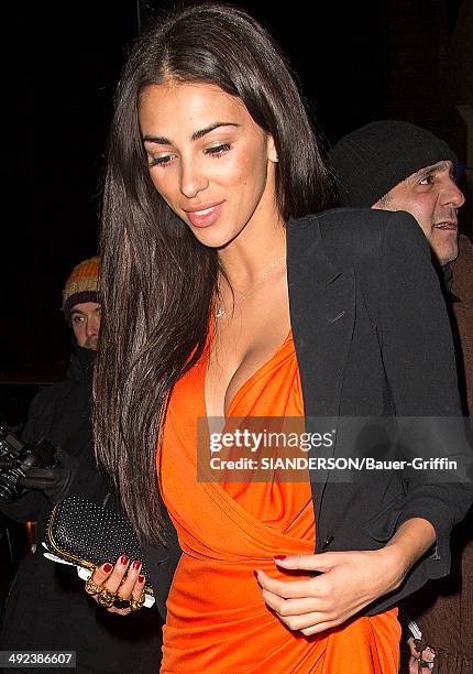 Georgia Salpa is seen on February 08, 2013 in London, United Kingdom.