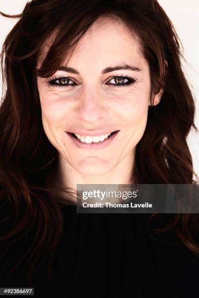 Actress Audrey Dana is photographed for Self Assignment on May 17, 2014 in Cannes, France.