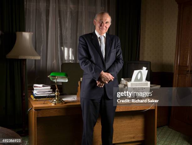 Liberal Party politician Vince Cable is photographed for the Observer on March 3, 2014 in London, England.