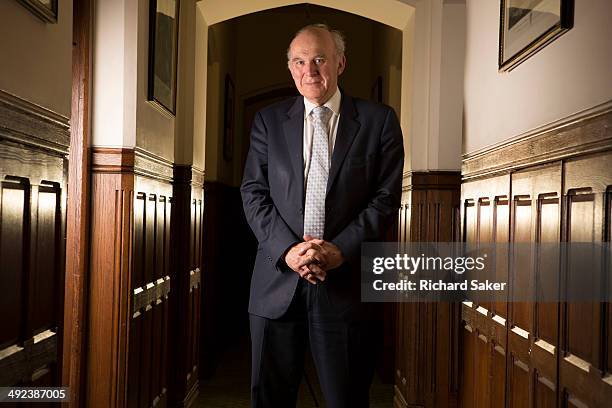 Liberal Party politician Vince Cable is photographed for the Observer on March 3, 2014 in London, England.