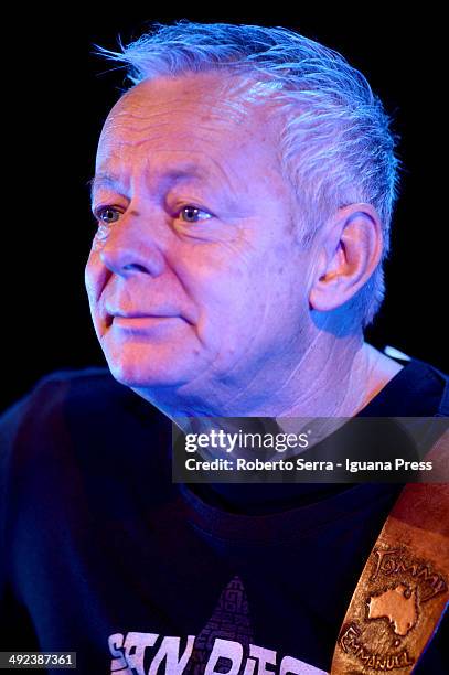 Australian musicist and author the guitarist Tommy Emmanuel performs at Teatro Duse on May 7, 2014 in Bologna, Italy.
