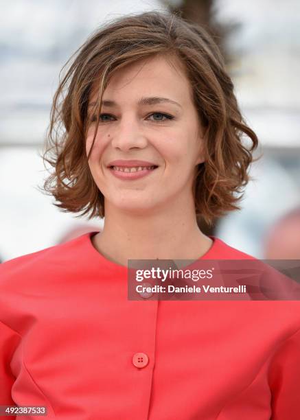 Actress Celine Sallette attends the "Geronimo" photocall at the 67th Annual Cannes Film Festival on May 20, 2014 in Cannes, France.