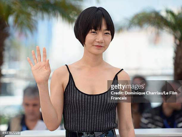 Actress Doona Bae attends the "A Girl At My Door" photocall at the 67th Annual Cannes Film Festival on May 20, 2014 in Cannes, France.