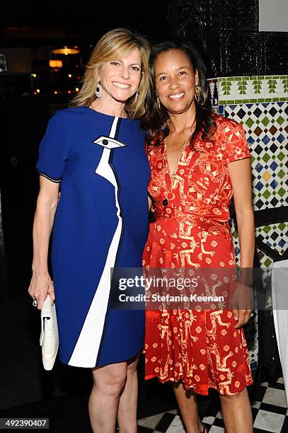 Allison Berg and Alison Swan attend LAXART UNGALA Presented By Phillips on May 19, 2014 in Los Angeles, California.