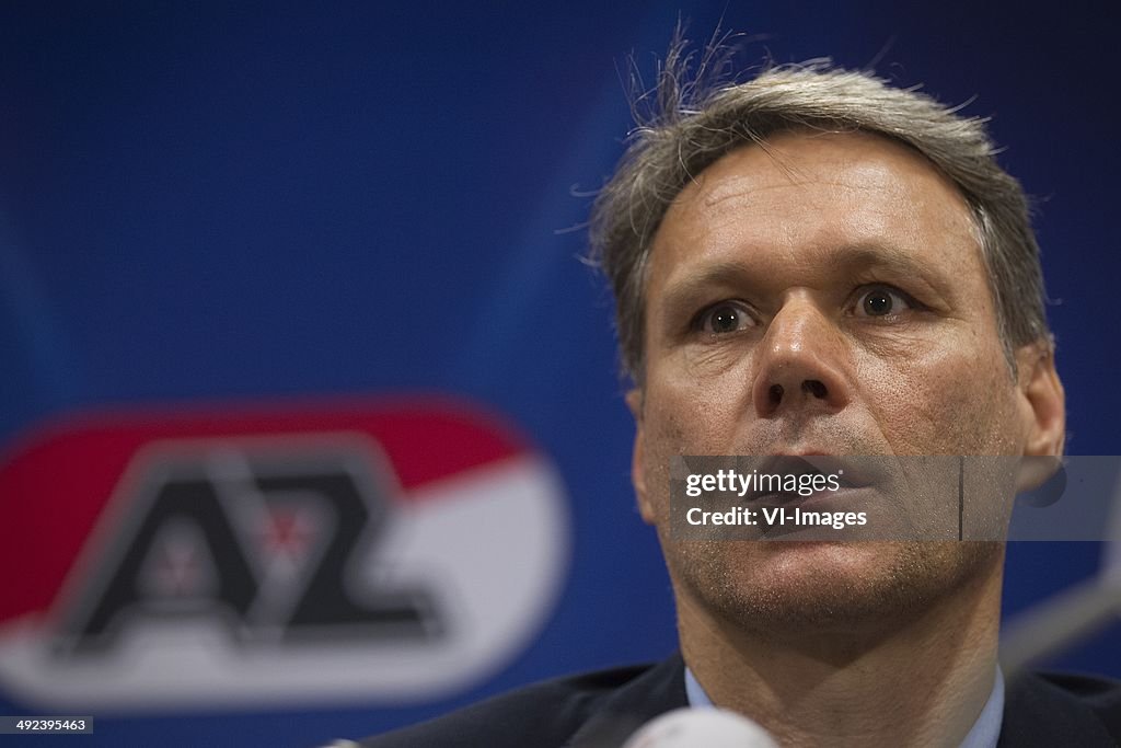 New AZ Alkmaar coach - "Marco van Basten"