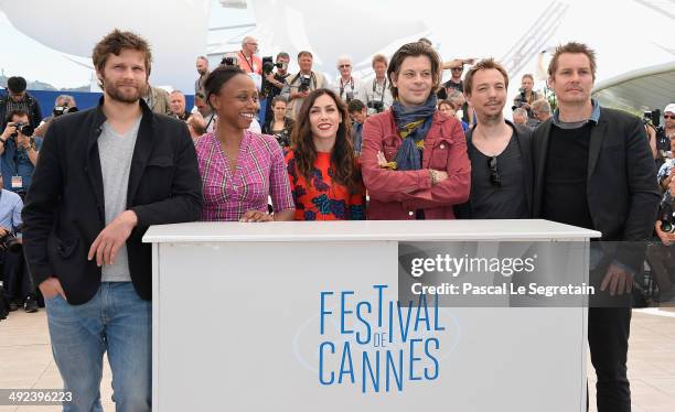 Director Dyana Gaye, musician/director Olivia Ruiz, musician/director Benjamin Biolay, director Nicolas Lebrun and director Francois Goetghebeur...