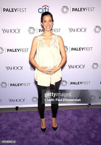Sarah Treem attends PaleyFest New York 2015 "The Affair" at The Paley Center for Media on October 12, 2015 in New York City.