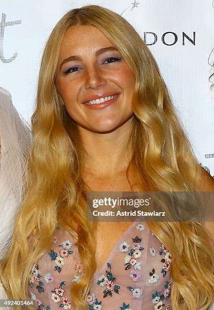 Bridal gown designer Hayley Paige attends The Knot Gala 2015 at New York Public Library on October 12, 2015 in New York City.